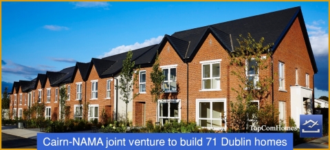 Cairn-NAMA joint venture to build 71 Dublin homes.