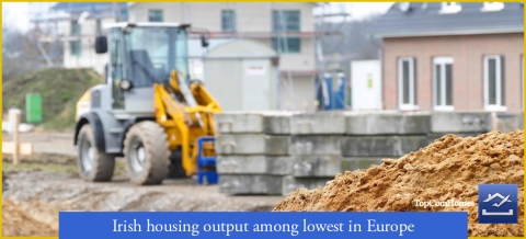 Irish housing output among lowest in Europe