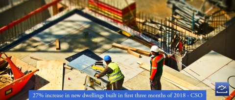 27% increase in new dwellings built in first three months of 2018 - CSO.