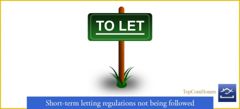 Short-term letting regulations not followed